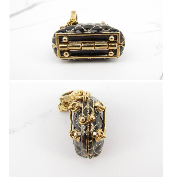 Juicy Couture Quilted Bowler Bag Charm - Picture 8 of 8